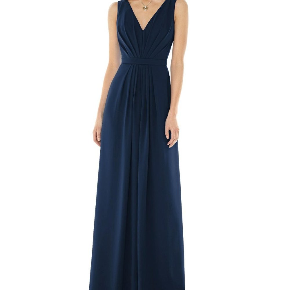 Social Bridesmaids #8157 Dress Midnight Size 2